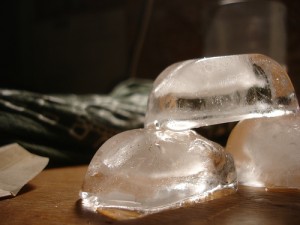 ice cubes are made colder with ice