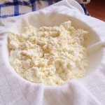 separating the curds and whey