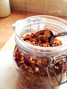 Yummy Granola--Kids can make their own breakfast cereal