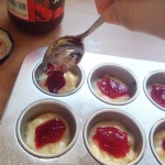 Add a small amount of jam