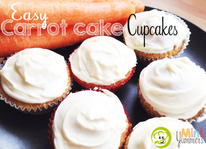 Easy carrot cake cupcakes