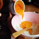 Add the carrot orange gloop