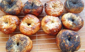 Bagels are fun for kids to make
