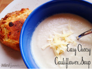 Easy Cheesy Cauliflower Soup